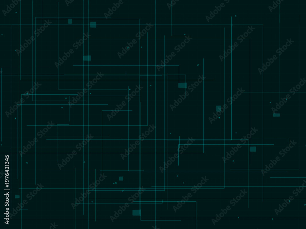 Fototapeta premium Electronic Circuit Board Tech Digital Design Wallpaper