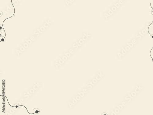 Art Nouveau Flowing Vine Ornament Elegant Luxury Background