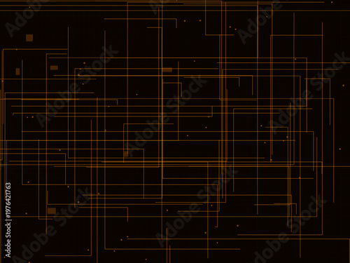 Circuit Board PCB Trace Pattern Technology Background