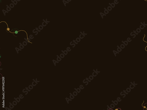 Art Nouveau Flowing Vine Ornament Elegant Luxury Background