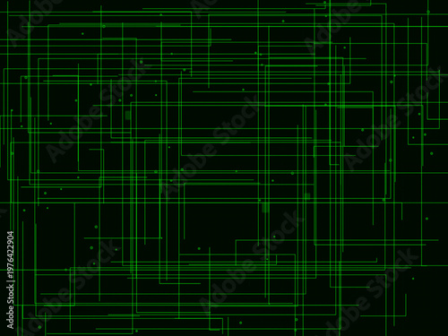 PCB Trace Pattern Futuristic Technology Abstract Background
