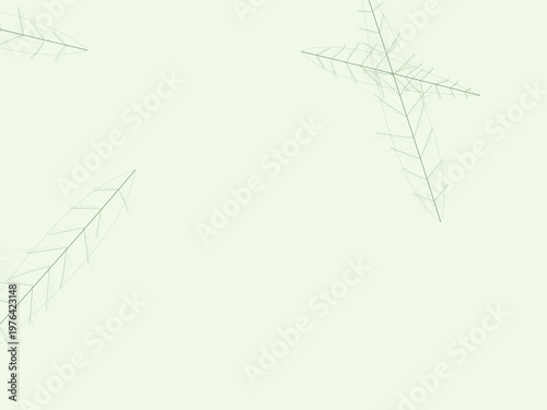 Leaf Vein Branch Pattern Natural Plant Design Wallpaper
