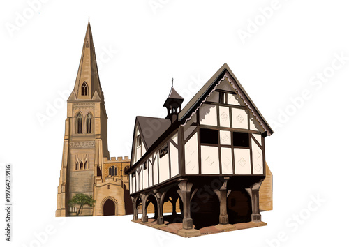 Market Harborough Grammar School Illustration