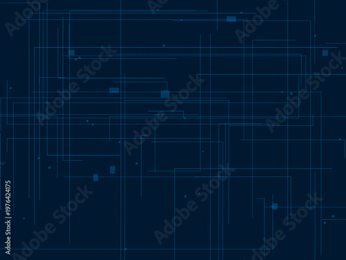 Digital Circuit Board Electronic Network Pattern Design