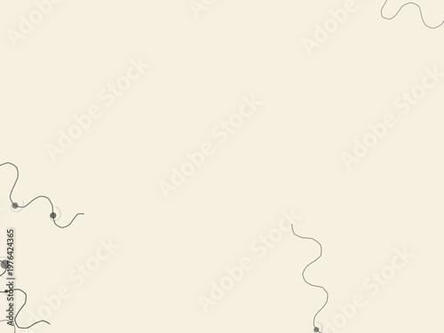 Decorative Art Nouveau Vine Ornament Elegant Background