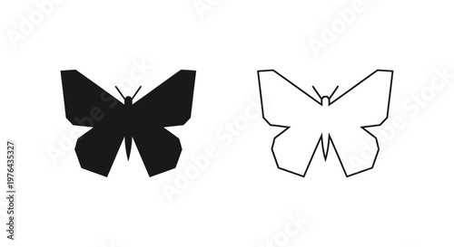 Elegant Butterfly Design Vector Art Vector