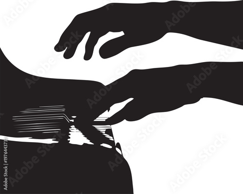 Cute little penguin icon simple vector graphic design with minimalist wildlife illustration character