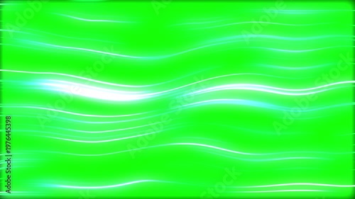 Soft Green Digital Waveform Lines Abstract Tech Background 4K UHD