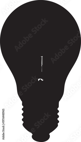 Silhouette of multiple hands forming a heart shape around a glowing lightbulb with lightbulb, silhouette