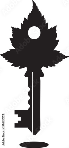 Silhouette illustration of an industrial oil derrick pump jack with industry petroleum extraction drilling