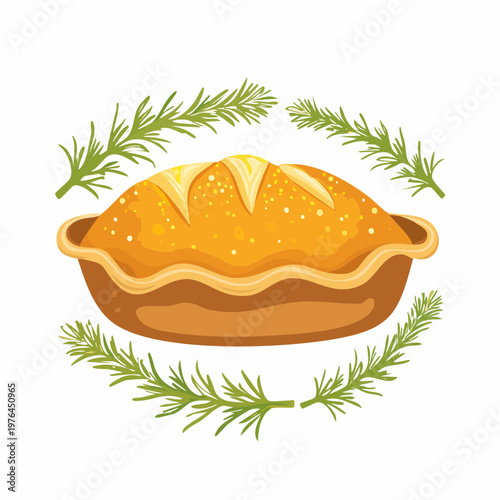 Banitsa mit Käsefüllung