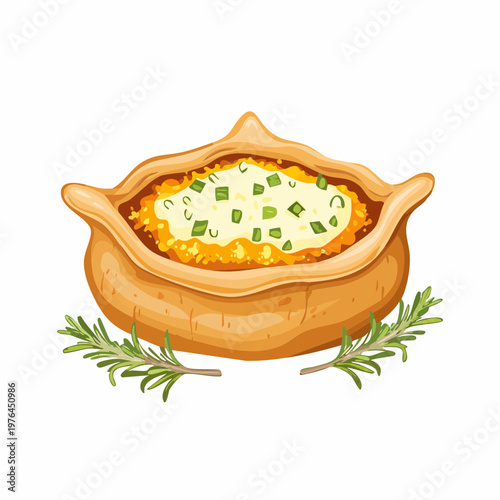 Banitsa mit Käsefüllung