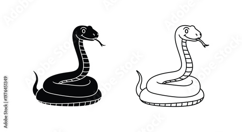 Cobra Snake Symbols Designs  Meanings Vector