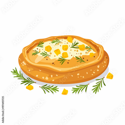 Banitsa mit Käsefüllung