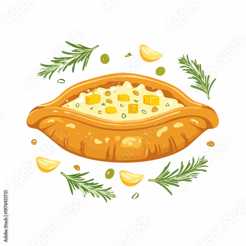 Banitsa mit Käsefüllung