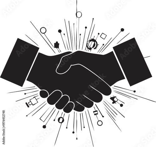 Anatomical human body silhouette illustrating internal organ system and nervous network with silhouette