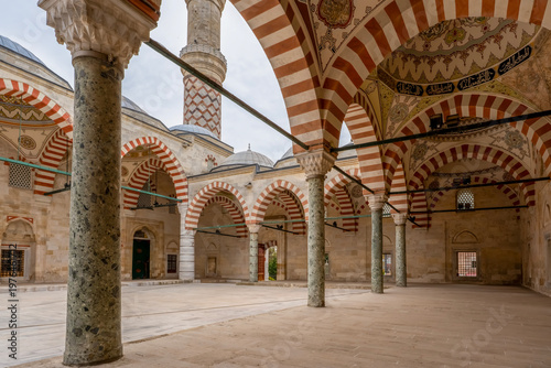 Edirne, one of the former capitals of the Ottoman Empire, with its four-minaret Selimiye Mosque, bridges and other mosques, photographed in the light of sunrise and sunset.