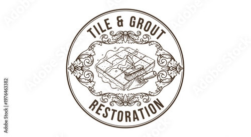Vintage Tile and Grout Restoration Logo