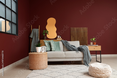Interior of stylish living ...