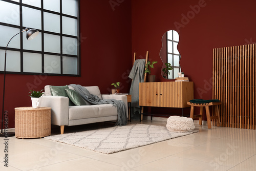 Interior of stylish living ...