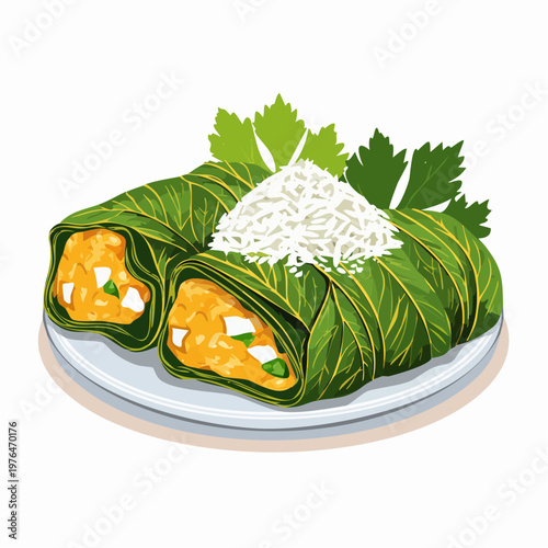 Sarmi gefüllte Weinblätter