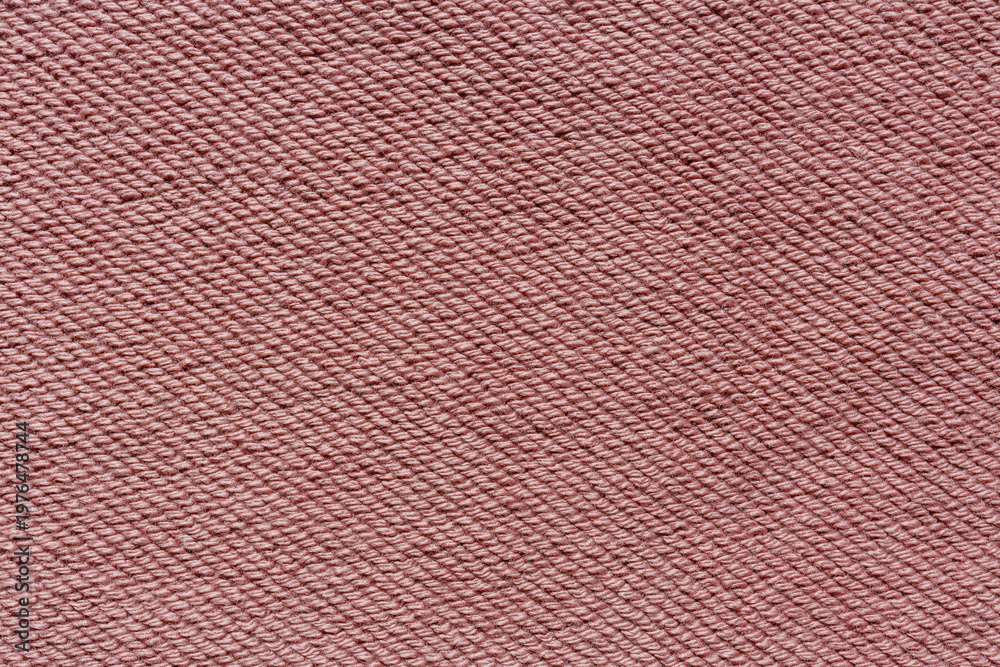 Fototapeta premium Muted pink french terry loopback fabric texture detailed textile background