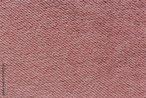 Muted pink french terry loopback fabric texture detailed textile background