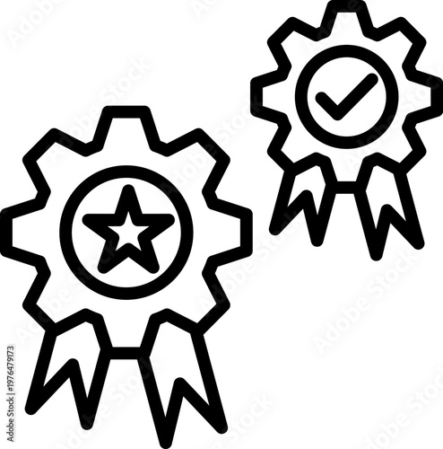 Quality Management line icon