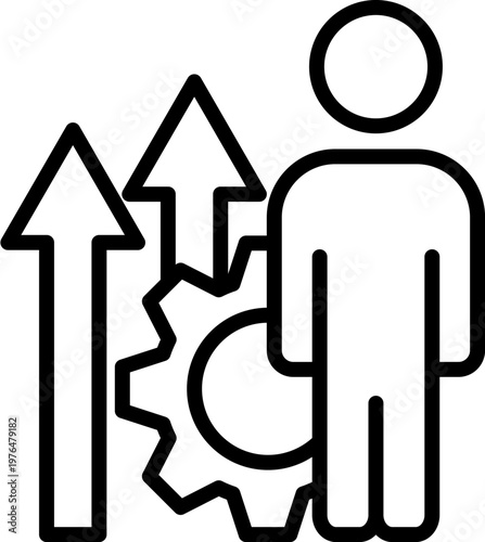 Skill Development line icon