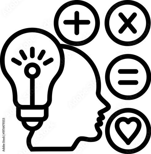 Intelligence line icon