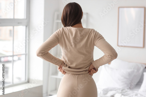 Young woman wearing thermal...