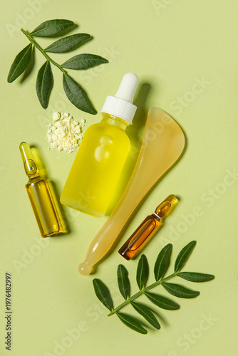 Facial massage tool, leaves...