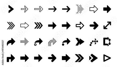 E-commerce line icons for business and shopping.