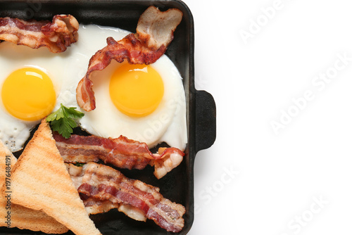 Baking tray with tasty frie...
