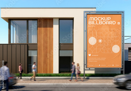 Modern House Development Agency Poster Mockup