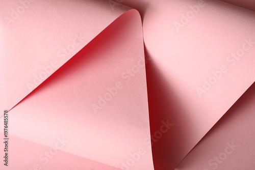 Twisted sheet of color pape...