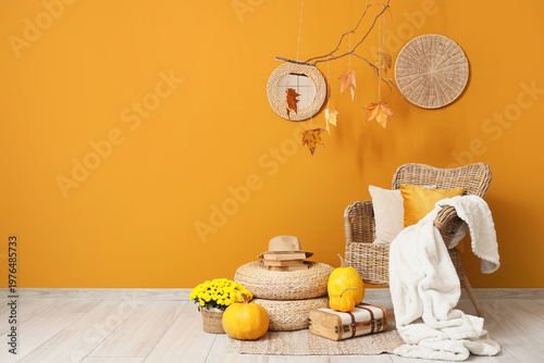 Interior of stylish living ...