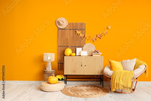 Interior of stylish living ...