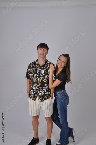 Casal da moda ligação de amor e românce 