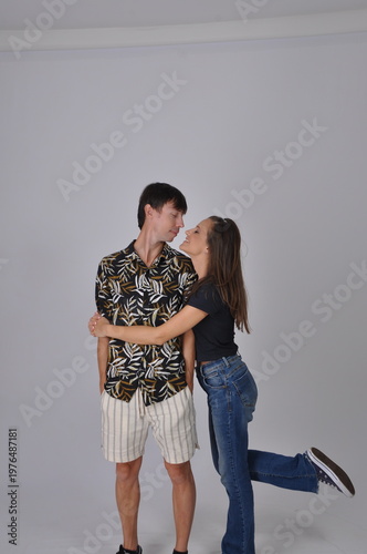 Casal da moda ligação de amor e românce 