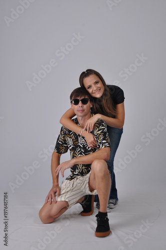 Casal da moda ligação de amor e românce 