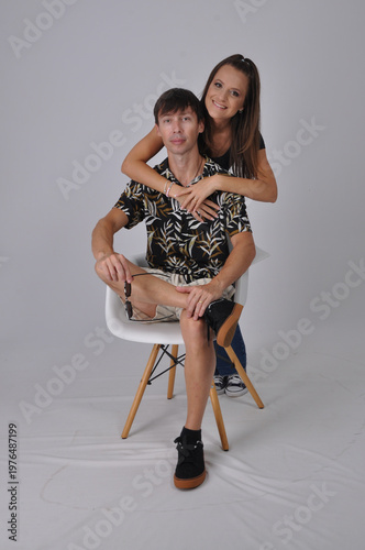 Casal da moda ligação de amor e românce 