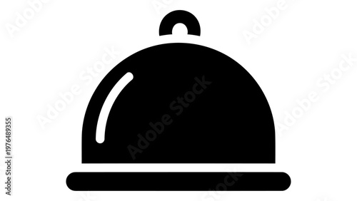 Clothing dust cover bag icon, garment protection symbol