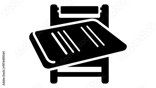 Clothing folding board icon, vector illustration