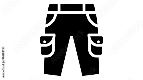 Kids cargo pants icon