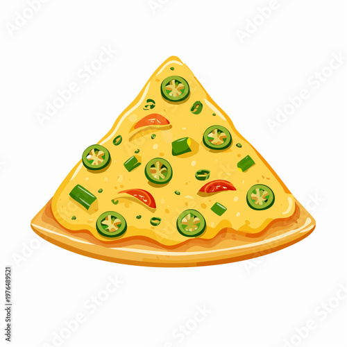 Nachos mit Käse und Jalapeños