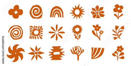 Vector logo and print design templates, summer palms, tropical hand drawn illustrations, surfing concepts, vacation and travel,  doodles and organic shapes and forms