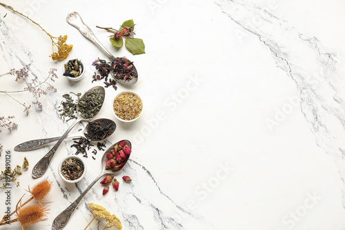 Composition with spoons and...