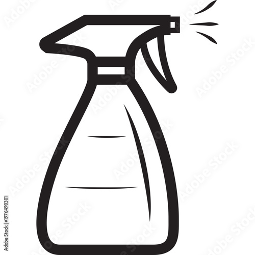 Spray Bottle Cleaner Icon