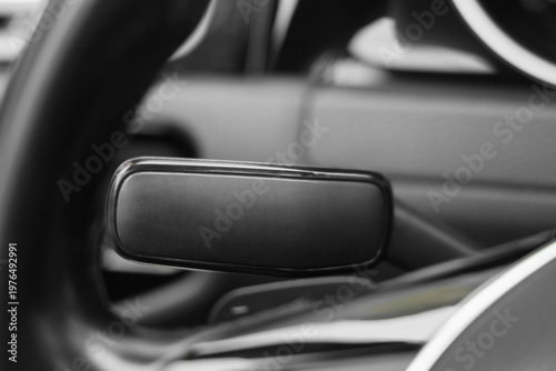 View of turn signal and hea...